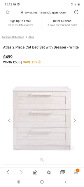 mamas and papas atlas 2 piece